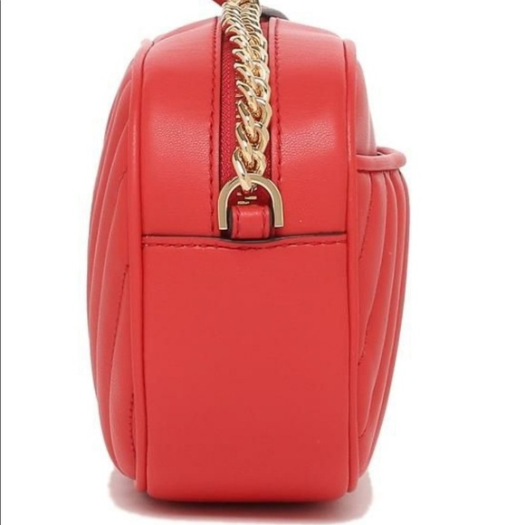 MICHAEL KORS ROSE SM OVAL CAMERA XBODY DR SANGRIA - Picture 4 of 16